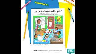 Hidden Picture Activity Find the Germ Hotspots in Your Classroom