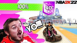 NBA 2K22 LEVEL 40 REACTION HOW TO HIT LEVEL 40 FAST AND EASY NBA 2K22 PARK GAMEPLAY
