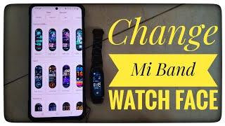 How to change Mi Band Watch Face with Zepp Life app former Mi Fit