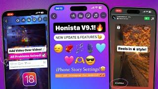 New Honista V9.1 iOS Instagram on Android  Share Reels like iPhone Story + iOS 17.4 Emojis Fonts