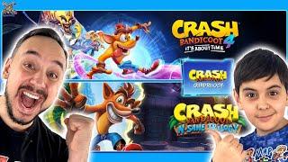 ЯРИК И ПАПА РОБ ИГРАЮТ В CRASH BANDICOOT