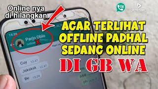 Cara Agar Wa Terlihat Offline Padahal Online di Gb Whatsapp