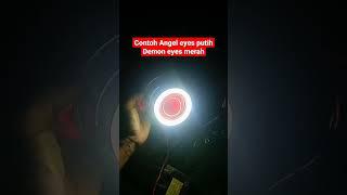 contoh Angel eyes putih Demon eyes merah untuk lampu depan custom