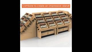 Exclusive Modern Store Equipment Wine Displays