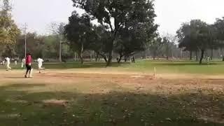 thapa  cricket shots playing cricket