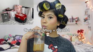 CHRISTMAS VLOG + GRWM what I got for Christmas haul