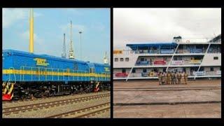 La cérémonie de relance des trafics ferroviaire Kinshasa– Matadi et fluvial Kinshasa – Kisangani