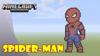 Minecraft Pixel Art Tutorial and Showcase Spider-Man