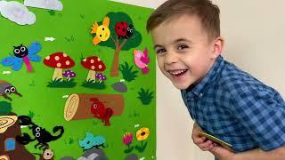 WATINC Insect Teaching Felt Board Story Set