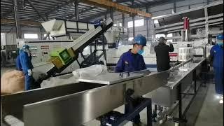 waste granulation line for squeezed filmsleading manufacture of plastic recycling machine in China