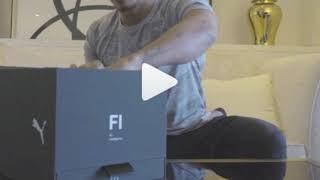 PUMA FI Trainers Unboxing with Lewis Hamilton