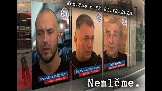 Nemlčet.Mluvit. Co se stalo na FF? Policistakriminalista a psycholog prolamují naordinované mlčení.