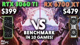 RTX 3060 Ti VS RX 6700 XT GPU Benchmarks  1080p 1440p 4k