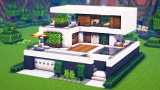 Minecraft - Tutorial Rumah Modern Minimalis Simple