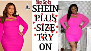 PLUS SIZE  SHEIN Haul 2024  Plus Size Try On  Large Tummy Friendly VDAY OR DATE NIGHT