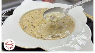 Bu çorbaya bayılacaksınız Klasik çorbalardan sıkılanlara tavsiye ederim ️ Kıymalı Erişte Çorbası
