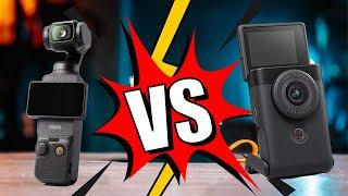 DJI OSMO POCKET 3 vs CANON POWERSHOT V10 - Which One to Choose ?