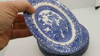 Blue Willow Pattern Side Plate by English Ironstone Tableware