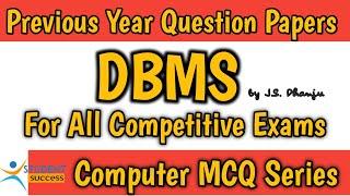 dbms mcq questions with answers  dbms mcq questions in hindi  dbms mcq for competitive exams