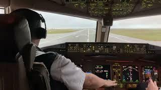 Décollage Paris-Roissy B777 Air France cockpit takeoff