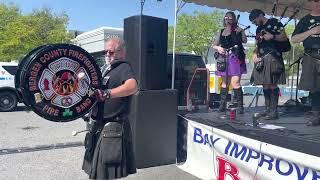 Immigrant SongQueen Medley - The Shots and The Bergen County Firefighters Pipe Band