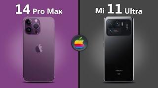 iPhone 14 Pro Max vs Xiaomi Mi 11 Ultra  APPLE VERSUS