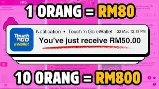 1 ORANG DIINVITE DAPAT RM80   CARA DAPAT TOPUP FREE TOUCH N GO EWALLET