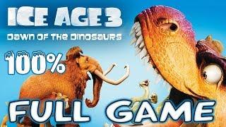 Ice Age 3 Dawn of the Dinosaurs FULL GAME 100% Longplay PS3 X360 Wii PS2 PC