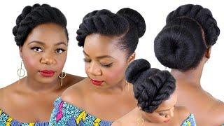 Simple and Easy Natural Hairstyle for Natural Hair  Yasser K