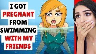 I Got PREGNANT From SWIMMING Animated Story Time