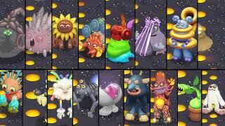 Light Island Full Song but Each Monster is Zoomed in Sounds Better Fire Expansion