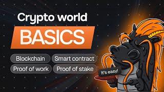 Crypto World Basics Guide Blockchain Smart Contract Proof of Work and Proof of Stake Explained