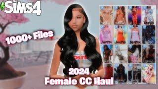 1000+ FEMALE CC FINDS  Urban Female CC Haul  The Sims 4