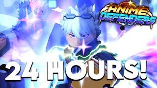 I Played 24 Hours In New Raid Update 2 Anime Defenders & BECAME Insanely GOOD