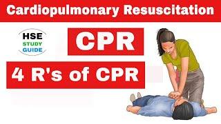 CPR Cardiopulmonary Resuscitation in Hindi  CPR Definition  What is 4 Rs of CPR  HSE Study Guide