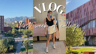 1ST WEEK OF COLLEGE VLOG  University of Arizona - BSMD Student