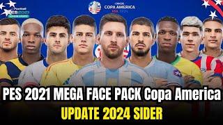 PES 2021 MEGA FACE PACK Copa America UPDATE 2024 SIDER