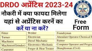 ITI DRDO Apprentice 2023 -24  ITI के लिए करें या ना करें?