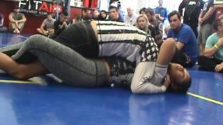 Cora Sek vs CJ Dominguez @ Jiu Jitsu Kumite 13