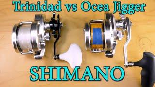 Shimano Trinidad 16na vs Ocea Jigger 2000hg Narrow Jigging Reels