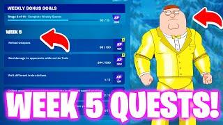 How To Complete Week 5 Quests in Fortnite - All Week 5 Challenges Fortnite Chapter 5 Season 1