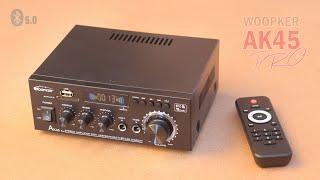 50W + 50W Woopker AK45 Pro Amplifier Review in Hindi