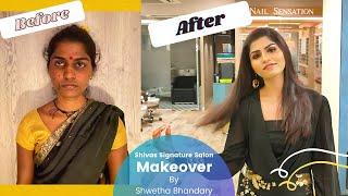 Makeover at Shivas Signature Salon  By Shwetha Bhandary