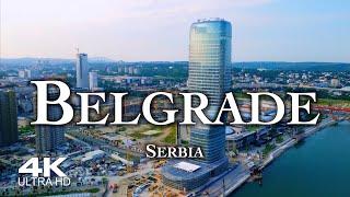 4K BELGRADE  Београд  1 Hour Drone Aerial Relaxation Film BEOGRAD  Serbia Србија дрон