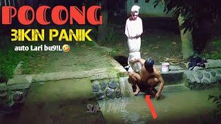 PRANK POCONG Bikin Panik  funny ghost Prank auto Lagi b09L disungai paling lucu bikin ngakak