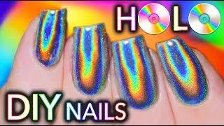 100% PURE HOLO holographic NAILS GEL and NO-GEL POLISH