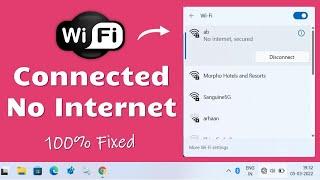 WiFi Connected but No Internet Access on Windows 11 Fix