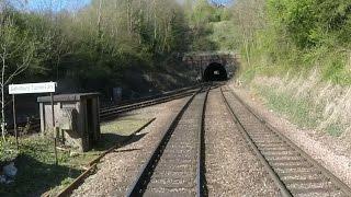 Basingstoke to Salisbury cab video no audio - HDL Green Dragon railtour - 18 April 2015