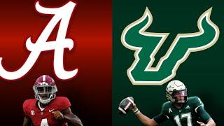 South Florida vs Alabama Full Game 2024 Radio Calls included