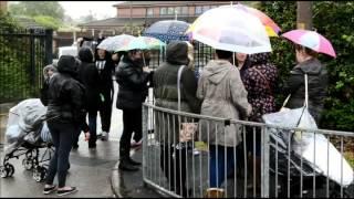 Angry parents outside Hurst Hill primary school after reports of pupil with knife